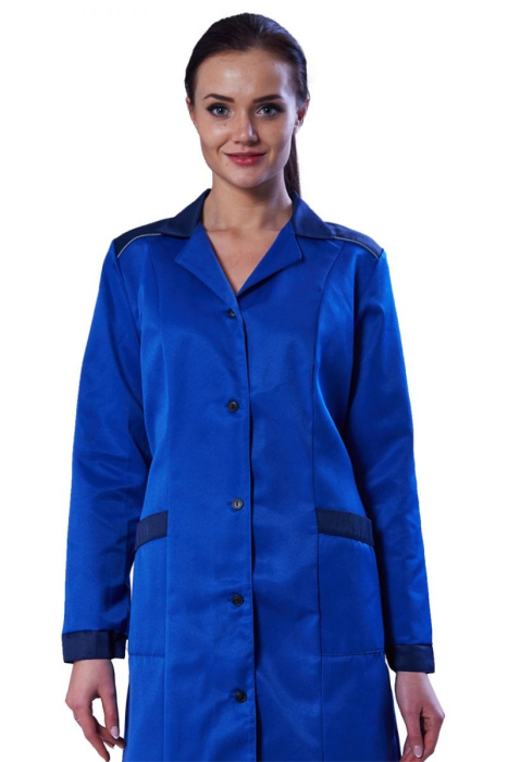 Халат «Технолог» женский васильковый